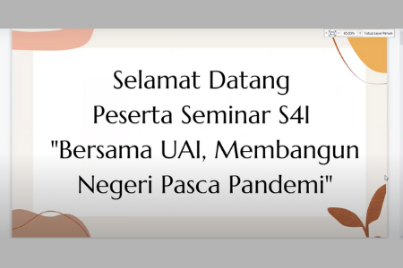 Seminar S4I (Sharing For Indonesia)